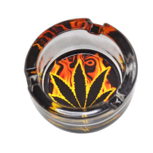 Glass Cigarette Ashtray Different Pattern To Choose Portable Glass Ashtray Tray For Cigarette Ash Container Cigarette Accessory